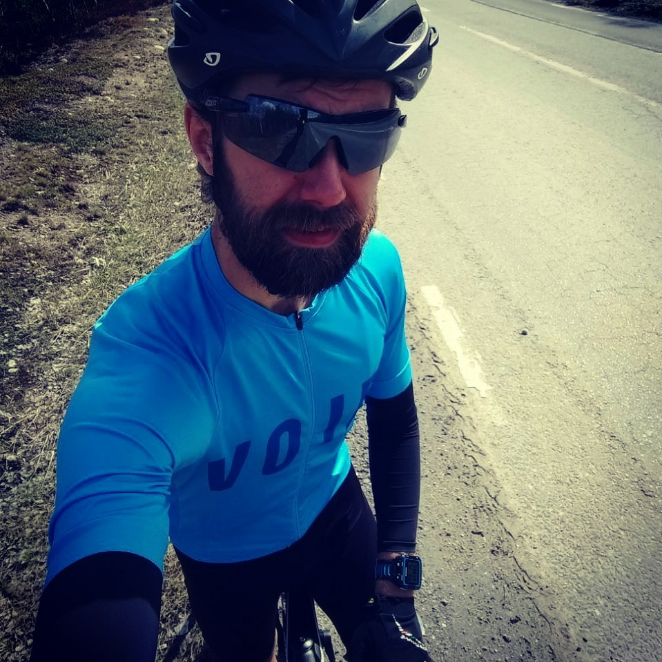 Per på cykel